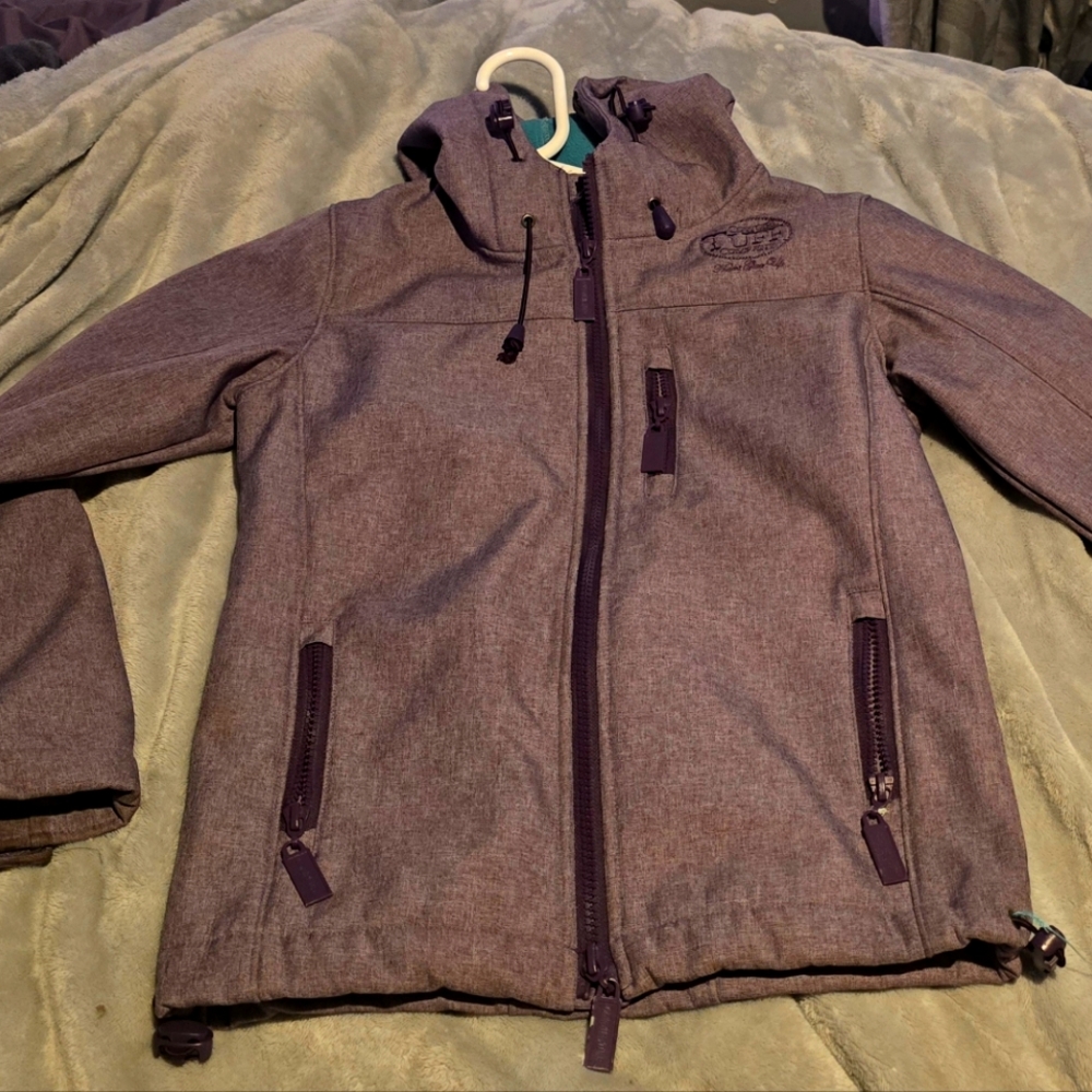 Cowgirl TUFF purple girls jacket